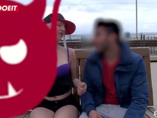 LETSDOEIT - Spanish Pornstar Picks up & Fucks An Amateur juvenile
