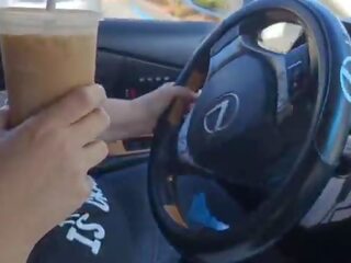 I asked a stranger on the side of the jalan to jerk off and cum in my ice coffee &lpar;public masturbation&rpar; ruangan mobil xxx video