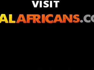 Skutočný africké amatérske tínedžeri divé verejnosť dospelé video páska