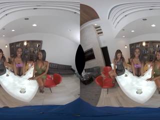 Gorgeous CHOCOLATE ORGY WITH ANA FOXXX, CHANELL HEART AND EVI REI IN VR!