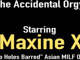 Azjatyckie mamuśka maxine-x & selah deszcz tyłek pieprzony przez 6 czarne