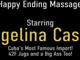 Elitë masazh dhe pidh fucking&excl; kubane divinity angelina castro merr dicked&excl;