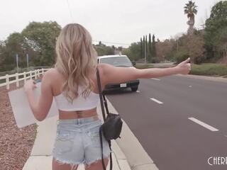 Outstanding big boob blondinka hitchhiker get a van ride and zartyldap maýyrmak bbc fuck from a friendly driver
