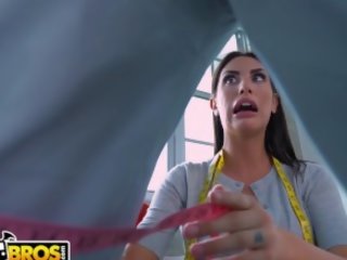 Bangbros - hot goddess August Ames Loses Her Mind When She Sees Jay's Bbc