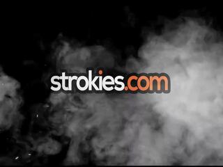 Strokies - infermiere riley reyes masturbates në the punë dhe jep të saj oversexed i durueshëm një smashing stimulim me dorë