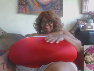 Ebony Granny Plays with Her Enormous Boobs: Free HD xxx movie bb | xHamster
