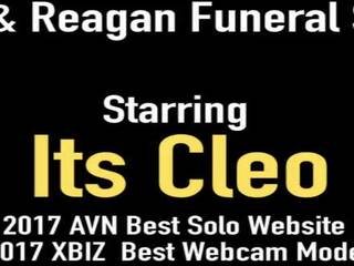 Lesbo Grievers Its Cleo & Reagan Lush Pussy Fuck At Funeral!