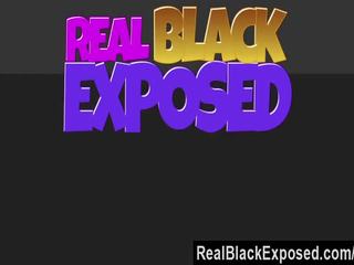 Realblackexposed - ana líška predstavenie ju tesné telo na webkamera
