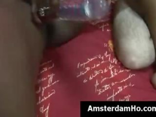 Europiane holandë me ngjyrë ndërracore me ngjyrë vibrator plaçkë qirje qirje