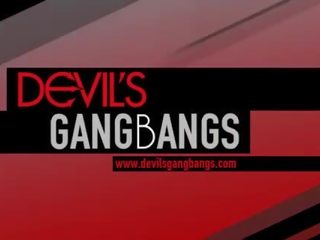 Devilsgangbangs 2. creampies és 3. nagy fekete kakasok